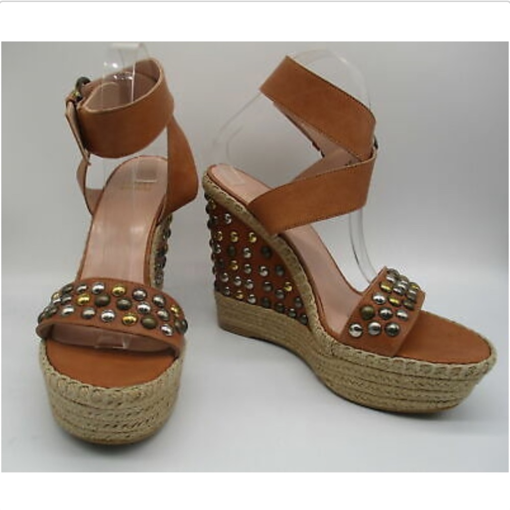 Stuart Weitzman Hubcaps Espadrille Wedges - image 1